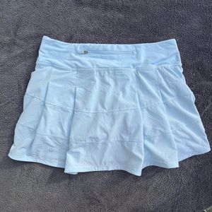 Lululemon Pace Rival Skirt Powder Blue